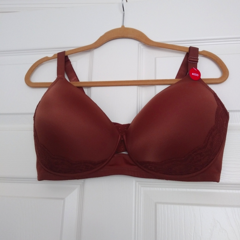 Ashley Stewart Full Coverage Bra 40DD NWT